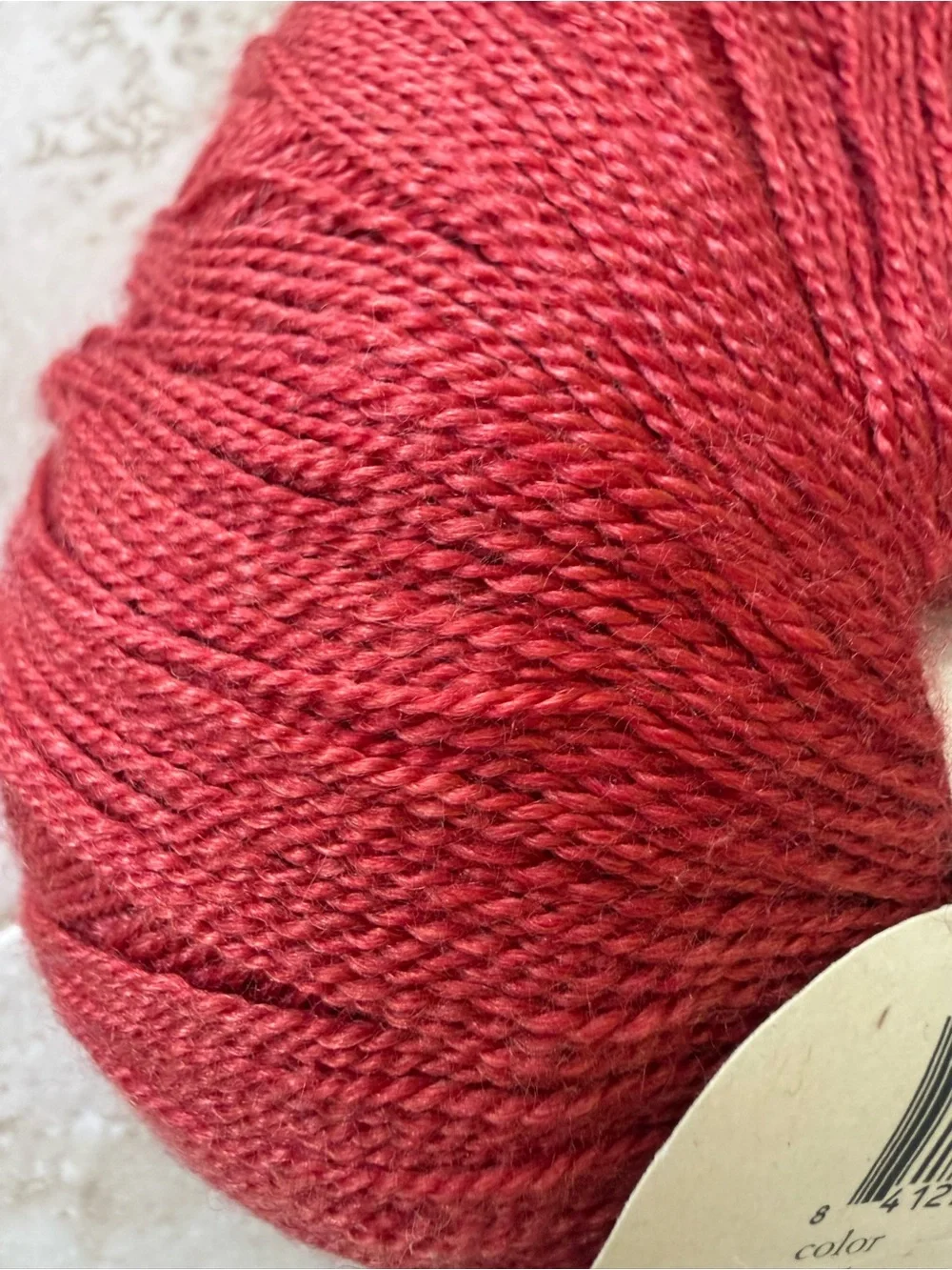 Juniper Moon Farm Findley Merino Wool/Mulberry Silk Blend Yarn in Scarlet